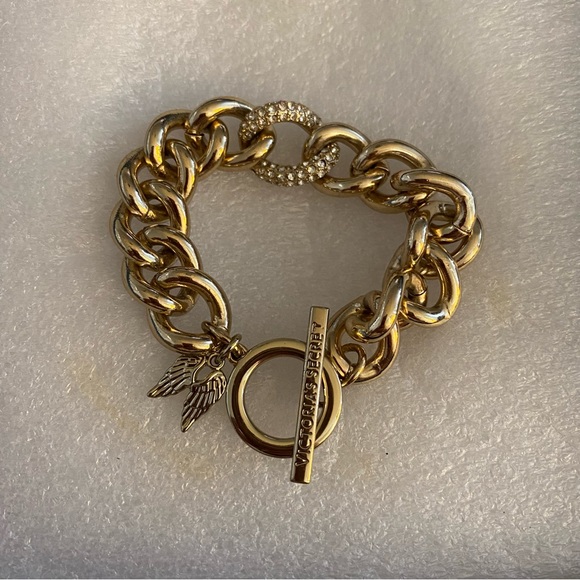 Victoria’s Secret Gold-tone Chunky Link Toggle Bracelet - Picture 6 of 7